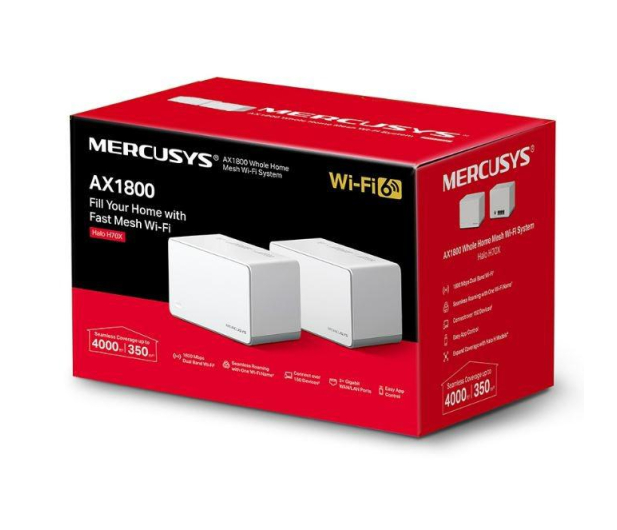 TP-LINK System WiFi- Halo H70X AX1800 2-pak Halo H70X(2-pack) - 1163803 - zdjęcie 2